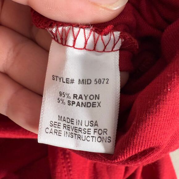 Midnight Hour Scarlet Twist Dress, Red, L - Picture 5 of 5